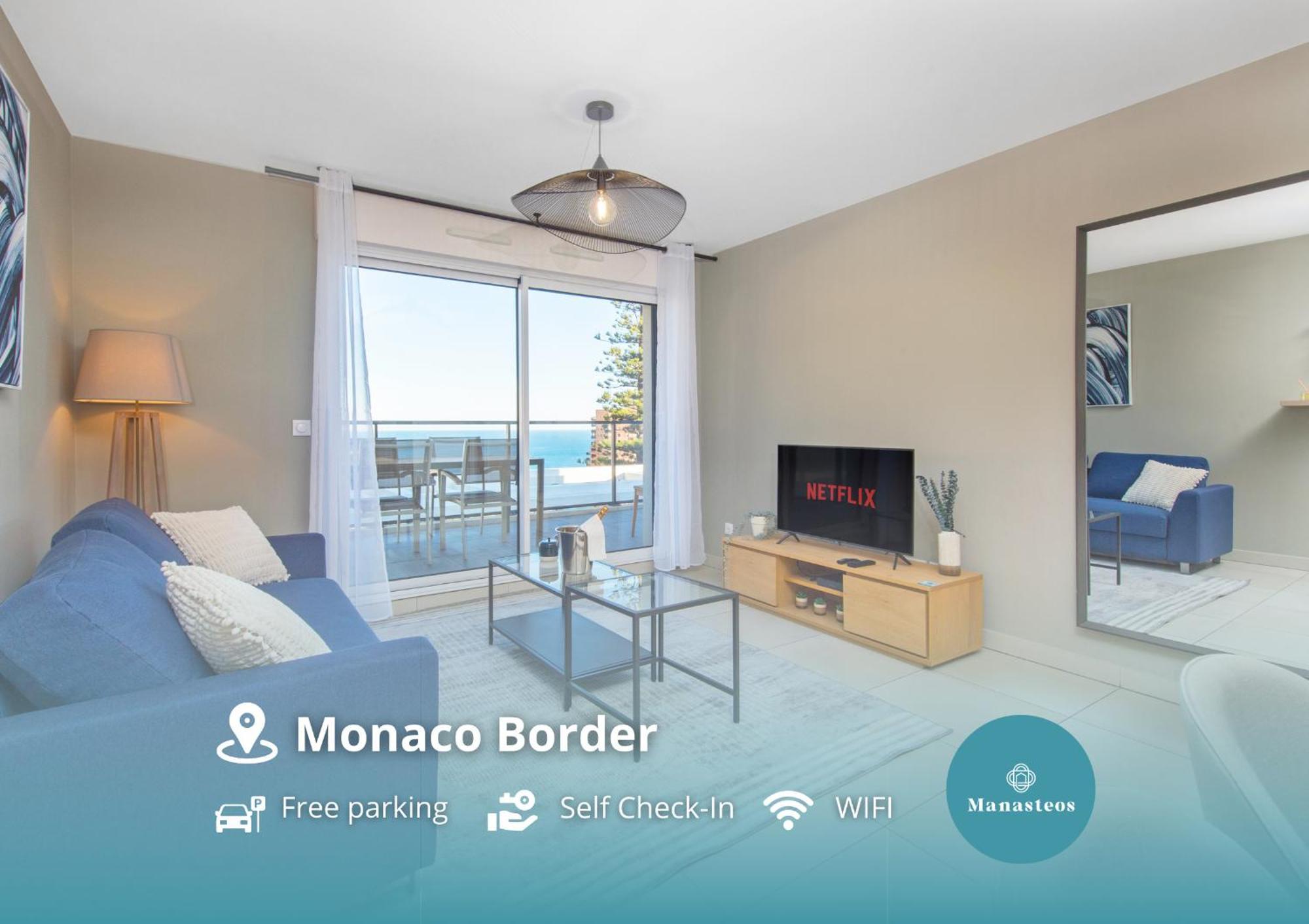 Luxury Apartment - Sea View - Private Parking - Bp Beausoleil Exterior foto